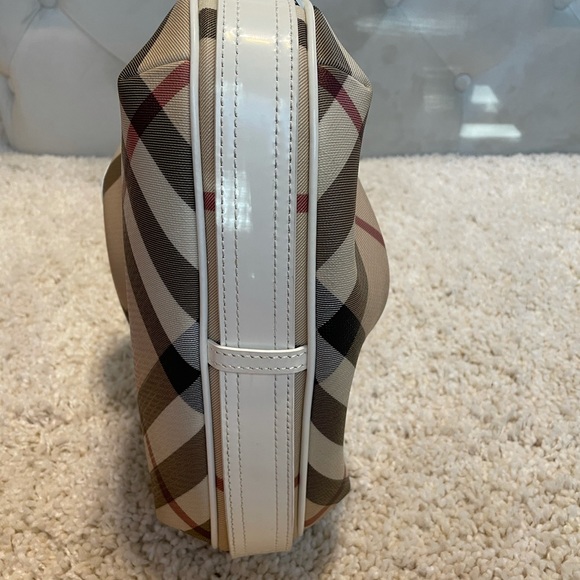 Authentic Burberry nova check purse hobo white - Picture 4 of 9